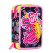 Picture of SJ GANG GAME-LED 3 ZIPPER FILLED PENCIL CASE